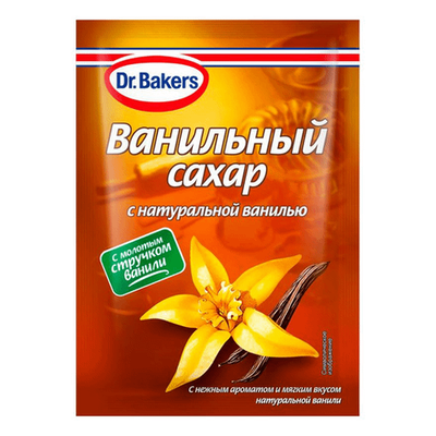 Ванильный сахар с натуральной ванилью Dr. Bakers, 15 г