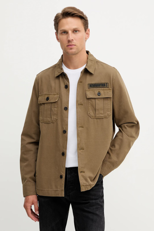 Куртка-рубашка из хлопка