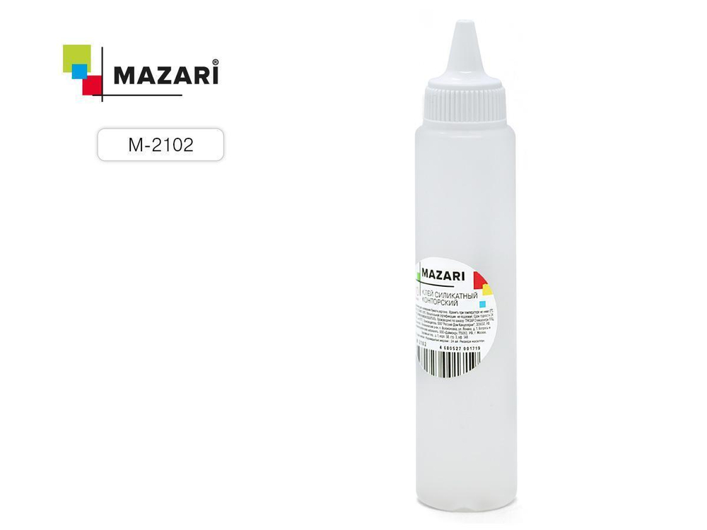 Клей силикатный конторский 110 г (Mazari)