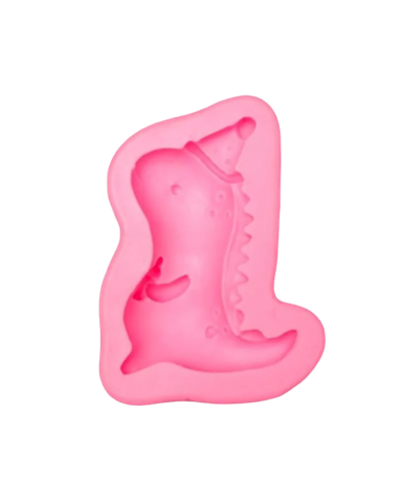 Молд силикон "Динозаврик в колпаке" 1,9х6х8 см