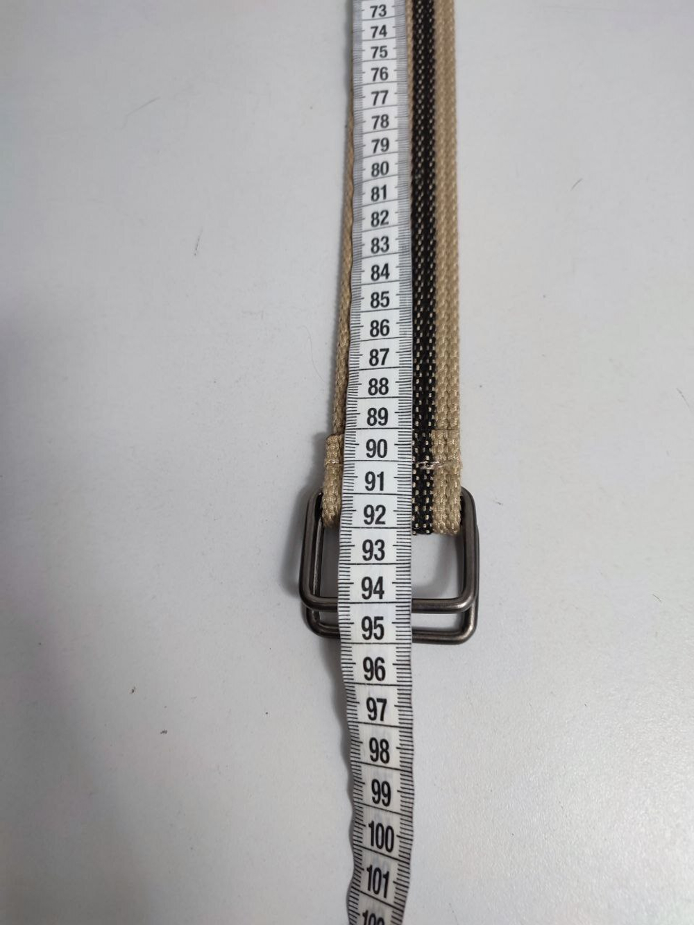 Ремень из текстиля в полоску