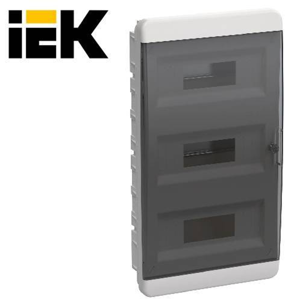 UNION Compact Корпус пластиковый ЩРВ-П-36 IP41 прозрачная дверь IEK