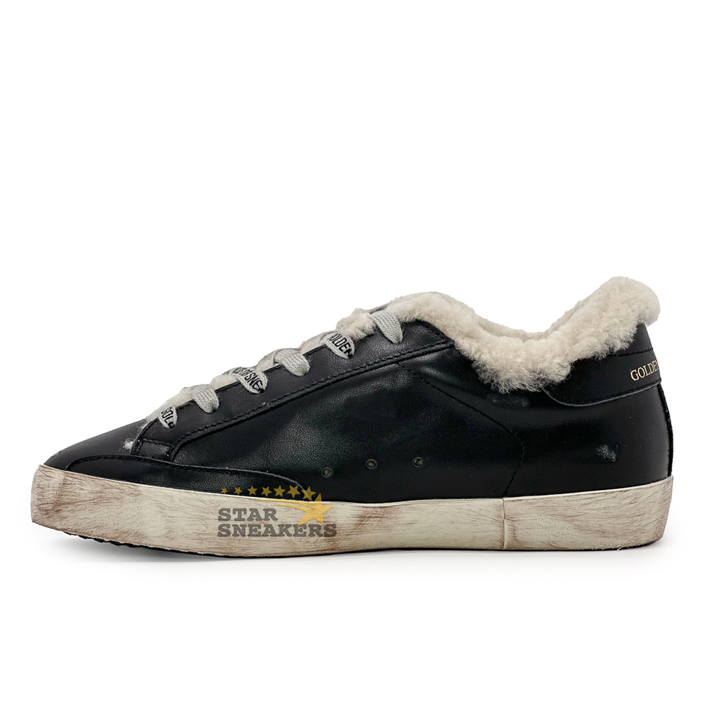Кеды c мехом Golden Goose Superstar