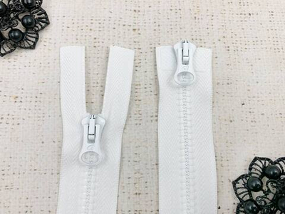 Молнии трактор АРТА-Ф 2077, Латвия, Т6, L 115 см, 2 бегунка, белый