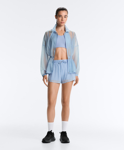 Oysho Кроп-топ Compressive, сине-серый