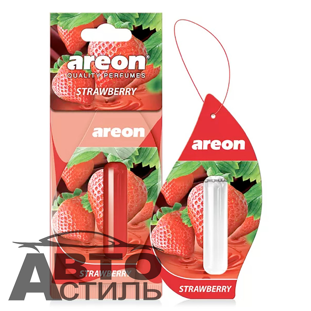 Ароматизатор гелевый AREON -КОЛБА   Клубника