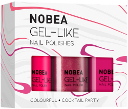 NOBEA Colourful Cocktail Party Set - Набор лаков для ногтей "Коктейльная вечеринка,