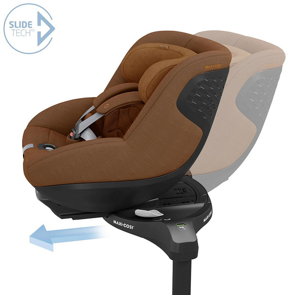 Автокресло Maxi-Cosi Pearl 360 Pro 0-18 кг с базой Family Fix 360 Pro Next Authentic Cognac/коньяк