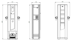 Зарядная станция Стрим Электро EC.A CHAdeMO+ CCS2, 120 кВт