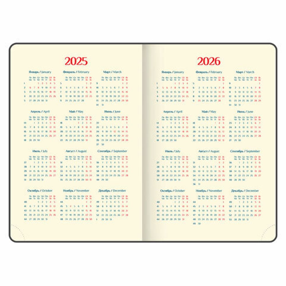 Ежедневник датированный 2025 А5 148х218 мм GALANT "Infinity Gold", под кожу, темно-синий, 115729