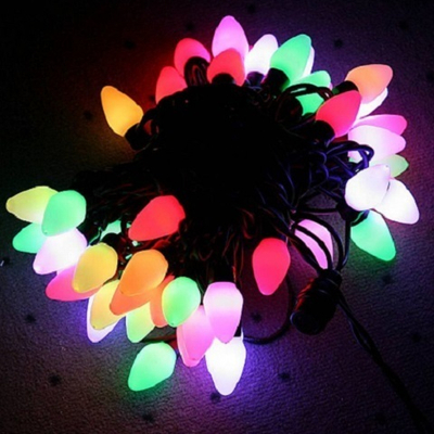 Светодиодная гирлянда "Радуга-Свечки" 7,5 / 50 морозостойкая