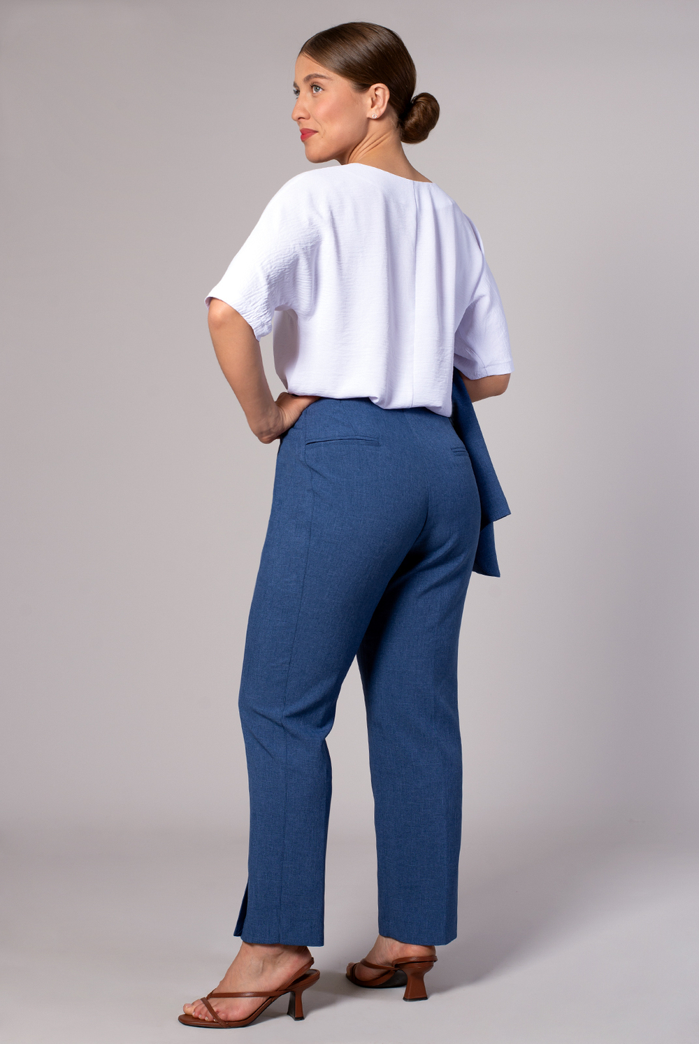 Брюки женские 4006АП, ниагара #38Н024006АП