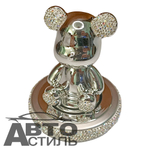Ароматизатор-игрушка -на торпеду- Мишка - YC-14SL серебро