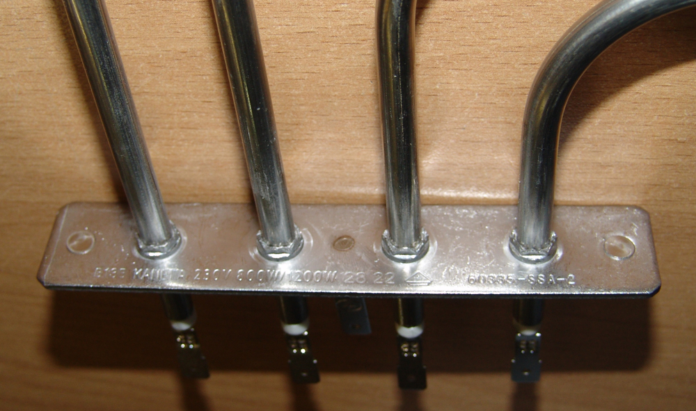 Верхний тэн духовки Гефест, боковая планка