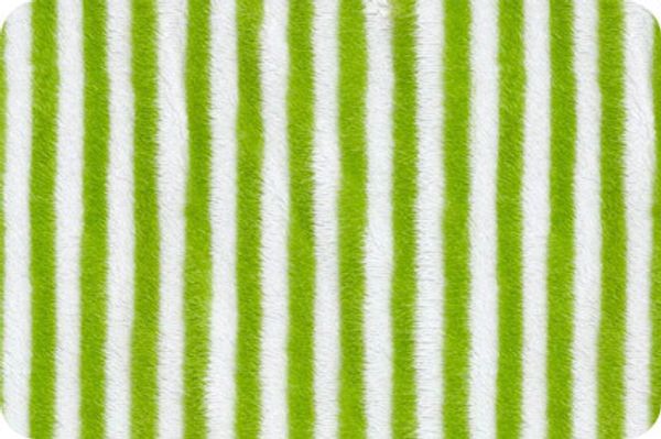 Плюш (ткань) Peppy Mini Stripe Cuddle, 440±5 г/м², 48х48 см, jade/snow