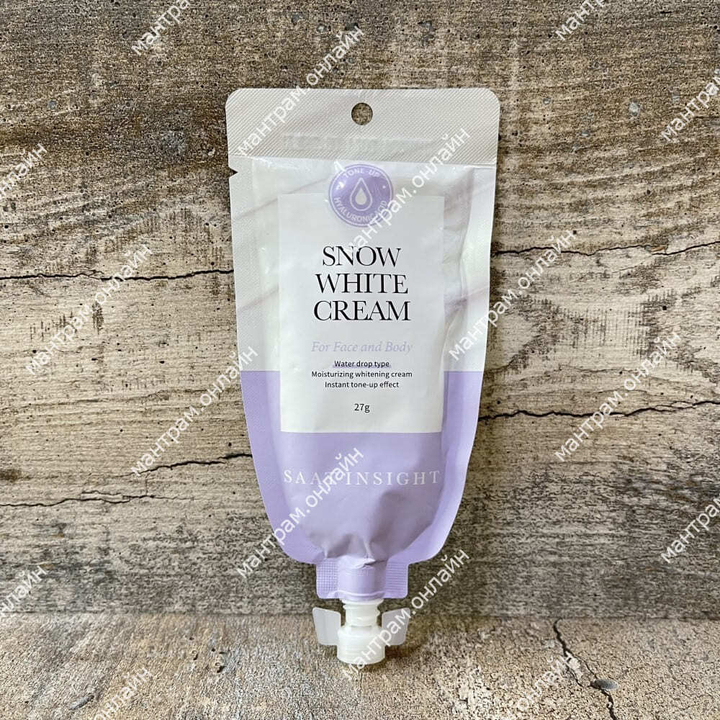 Крем для лица и тела Saat Insight Snow White Cream осветляющий 27 г