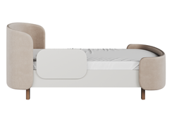 Кровать подростковая KIDI Soft размер М антивандальная ткань (бежевый)