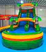 Водная горка с бассейном «Тропический вызов» 9,6×3,3×5,4 м