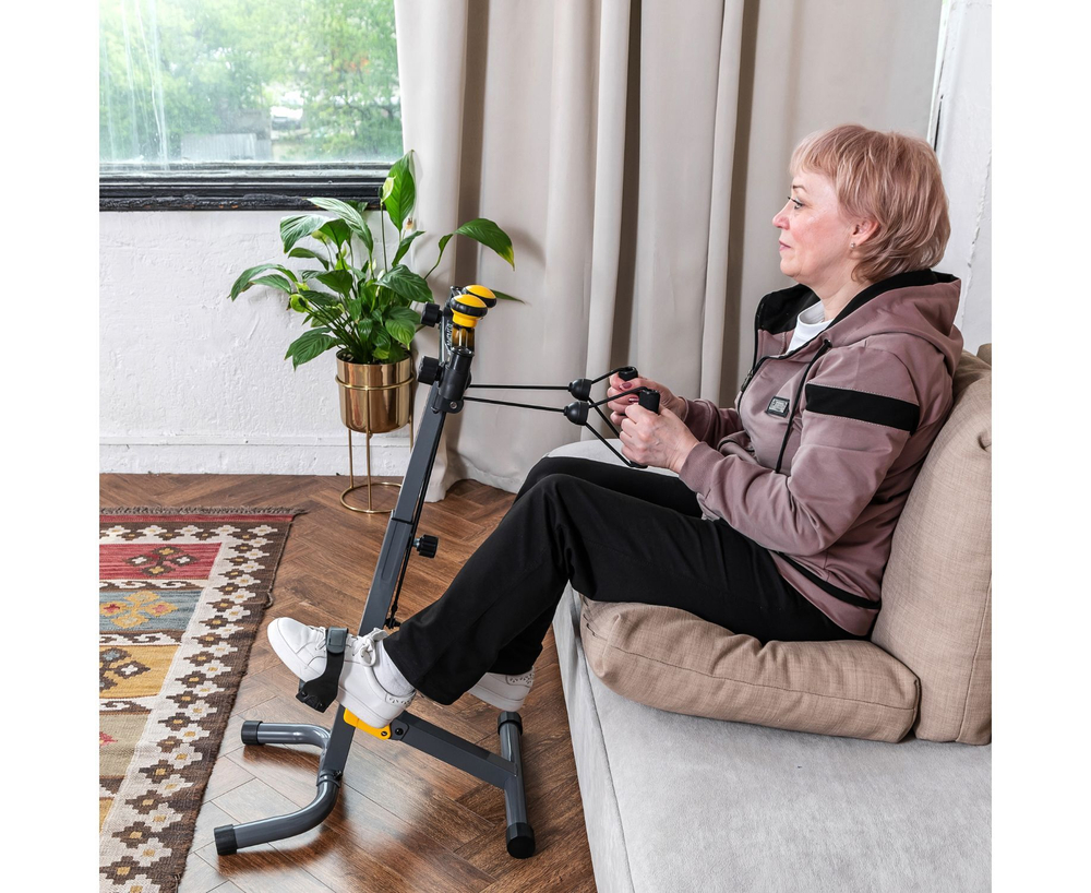 Велотренажер двойной DFC B810Y DUAL BIKE MAXI