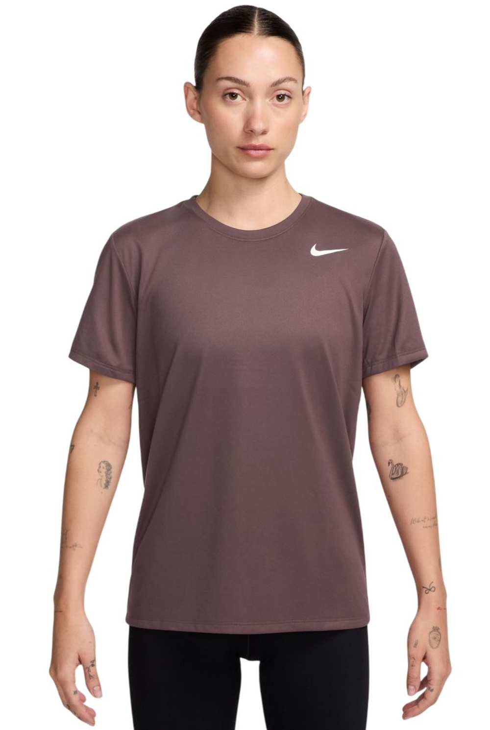 Женская теннисная футболка Nike Dri-FIT - tattoo/white