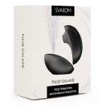 Черный вакуум-волновой стимулятор с проекцией звёздного неба Svakom Pulse Galaxie Stimulator with Starlight Projector SA296A-MB