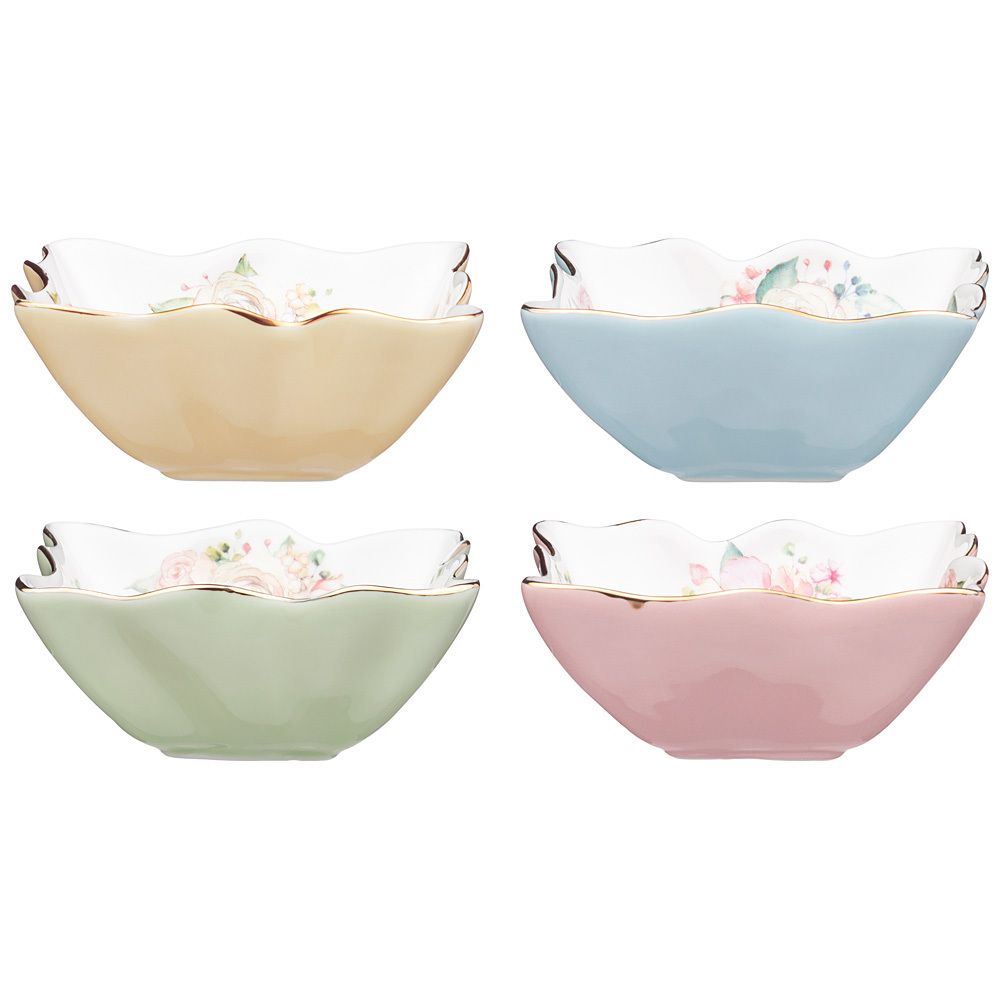 НАБОР РОЗЕТОК LEFARD "ВРЕМЕНА ГОДА" 4 ШТ. 10 СМ МИКС (КОР=12НАБ.)