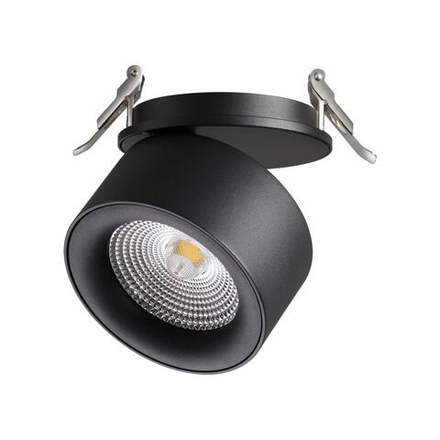 358783 SPOT NT21 458 черный Светильник встраиваемый светодиодный IP20 LED 25W 4000K 2200Лм 100-265V GRODA