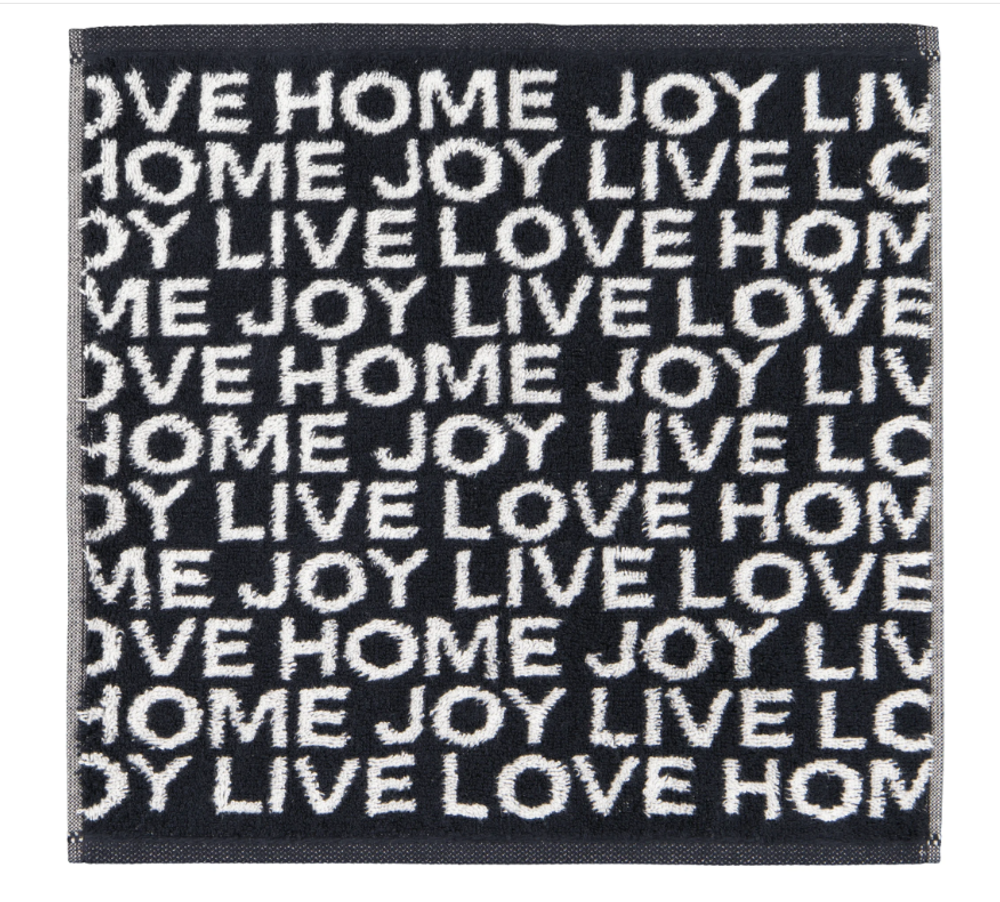 Комплект полотенец 3шт 30x30 Cawo 9909 черный