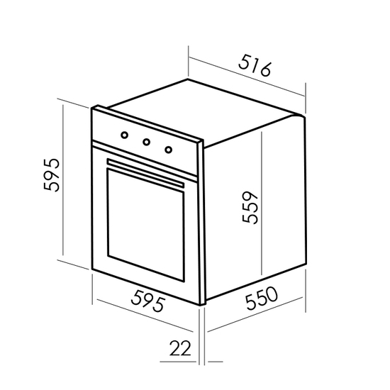 Электрический духовой шкаф MBS DE-611BL