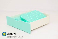 Ящик для кровати Бельмарко Svogen classic мятный