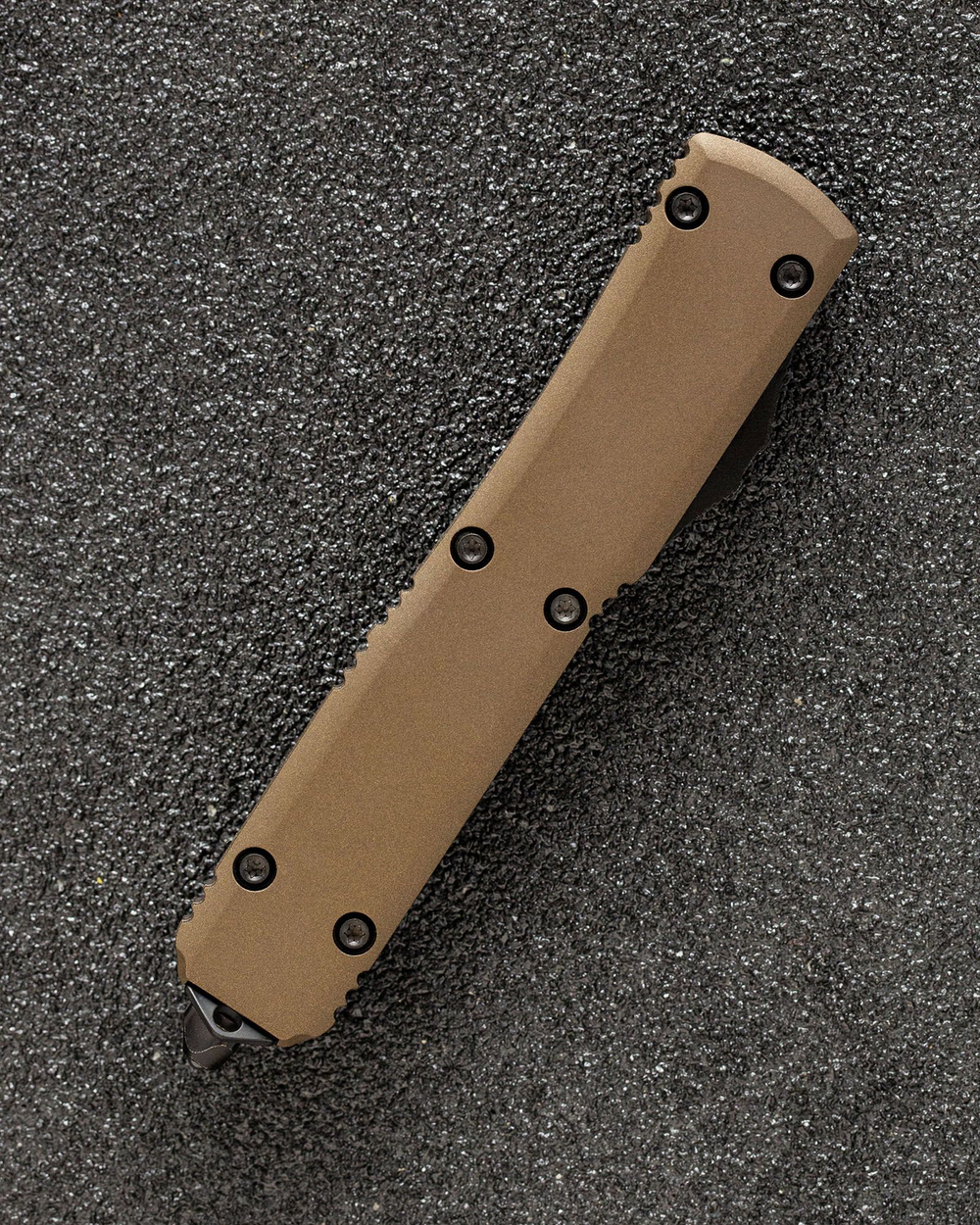 Автоматический складной нож SteelBro Ultratech T/E Tanto Black Cerakote Midnight Bronze VG-10 123-1MDBZCS (темно-бронзовый)