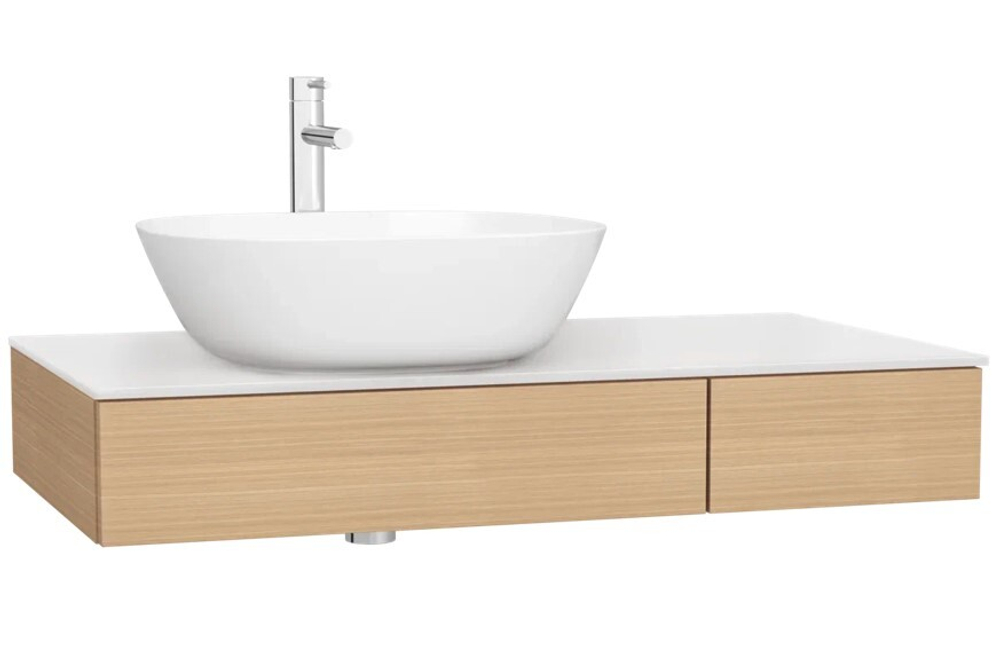 Тумба с раковиной VitrA Origin 90 см L 65675, дуб