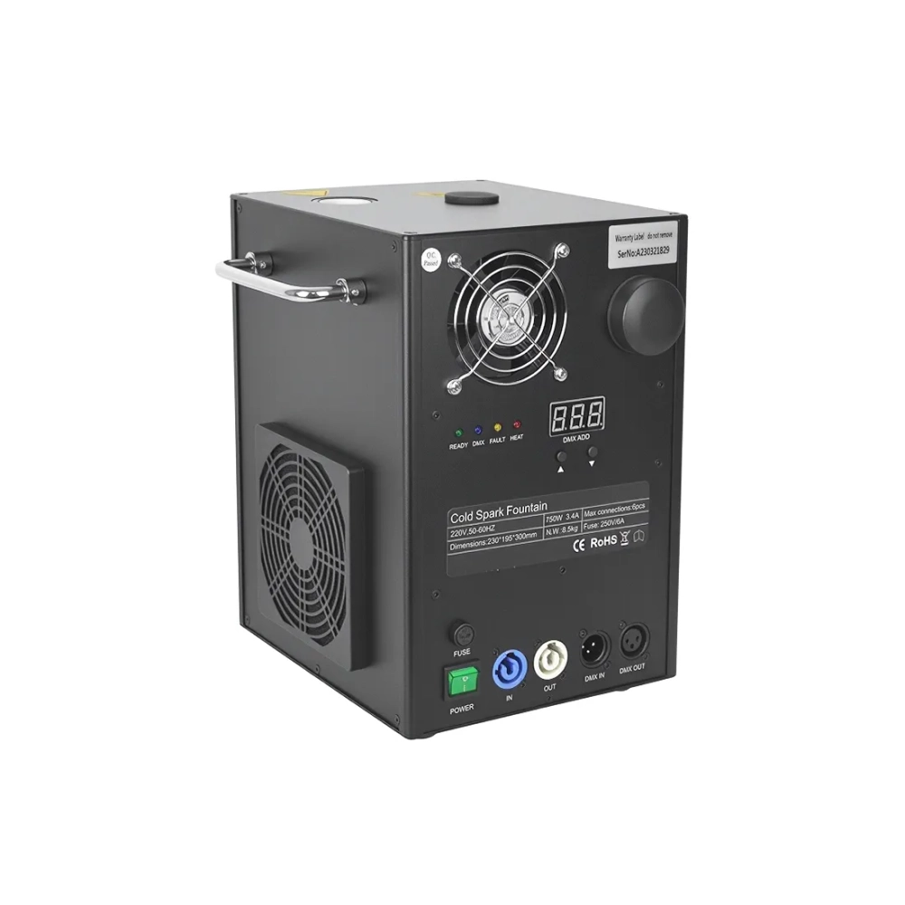 Генератор холодных искр MOKA SFX E11 (650 Вт, 1-5 м, DMX)