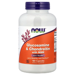 NOW Foods, глюкозамин, хондроитин и МСМ, 180 капсул