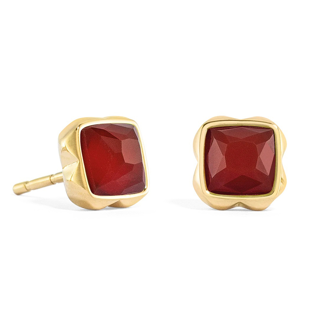 Серьги Coeur de Lion Red agate (January) 1301/21-0300