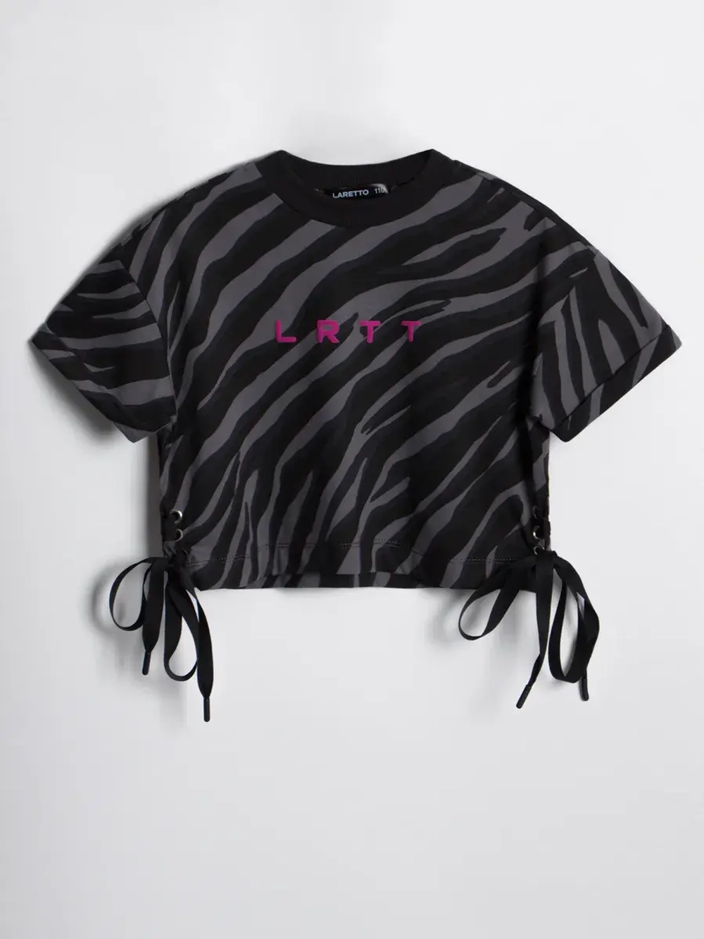 Футболка для девочки с принтом зебра