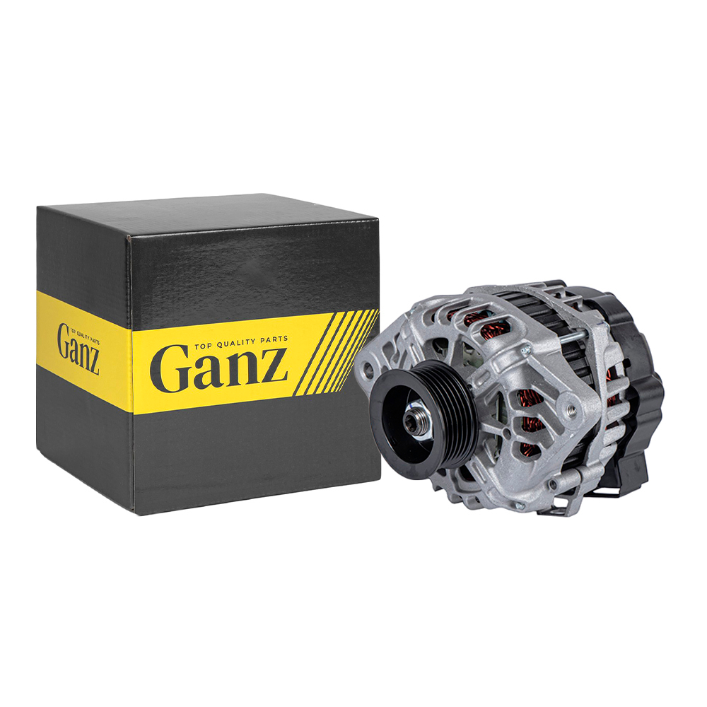 Генератор (12V/90A) HYUNDAI Solaris/KIA Rio III /нов.обр. GANZ GIP13011