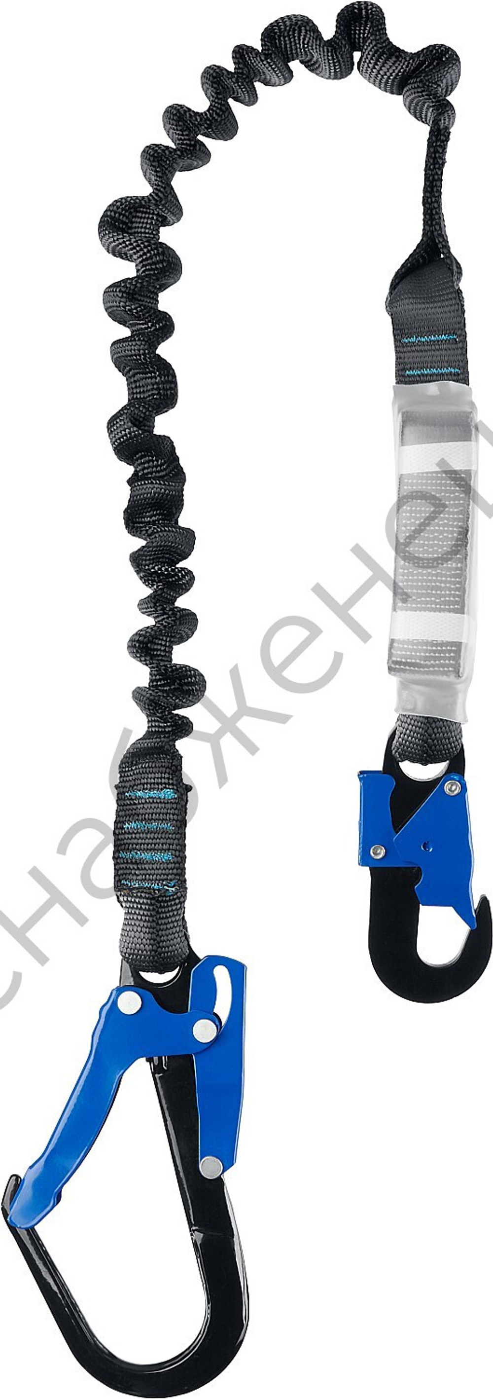 ЗУБР Утес полиамидная лента с амортизатором, эластичный, одноплечный строп, Профессионал (11595)