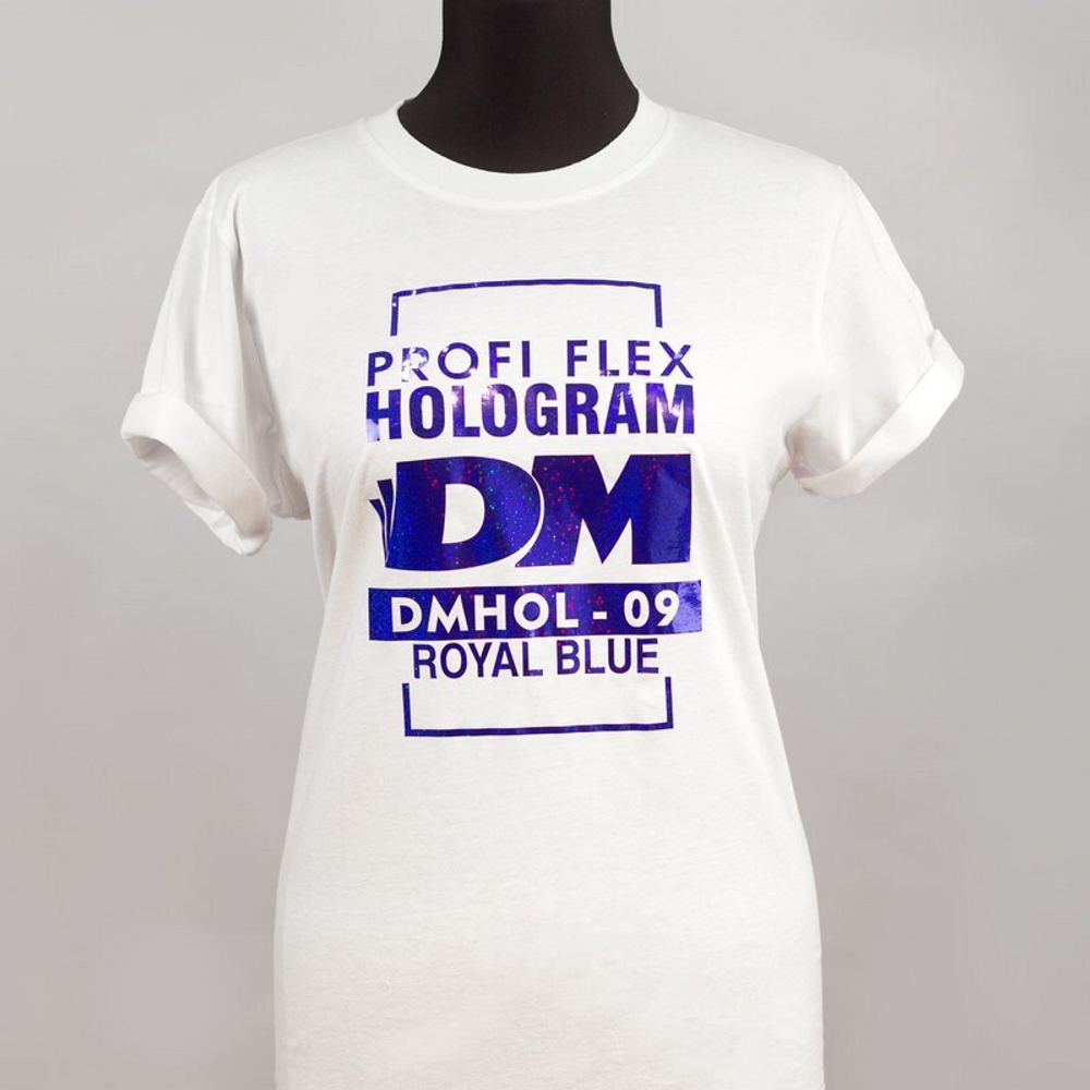 Пленка PROFI FLEX Hologram (DMHOL-09) Royal Blue, 1м