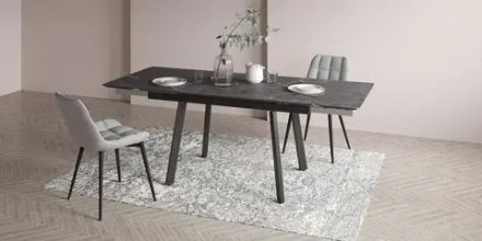 Стол керамический Герцог (Черный), ДСВ-Мебель, г. Пенза