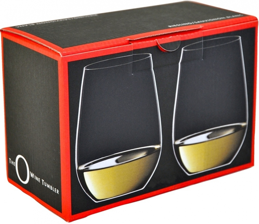 Набор бокалов для вина 2 шт 375 мл Riedel The O Wine Tumbler Riesling/Sauvignon Blanc Австрия фирменная упаковка