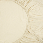 Простыня на резинке из хлопкового трикотажа серо-бежевого цвета из коллекции essential, 160х200х30 см