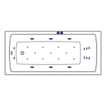 Акриловая ванна Excellent Aquaria Ultra 170x75 WAEX.AQU17.ULTRA