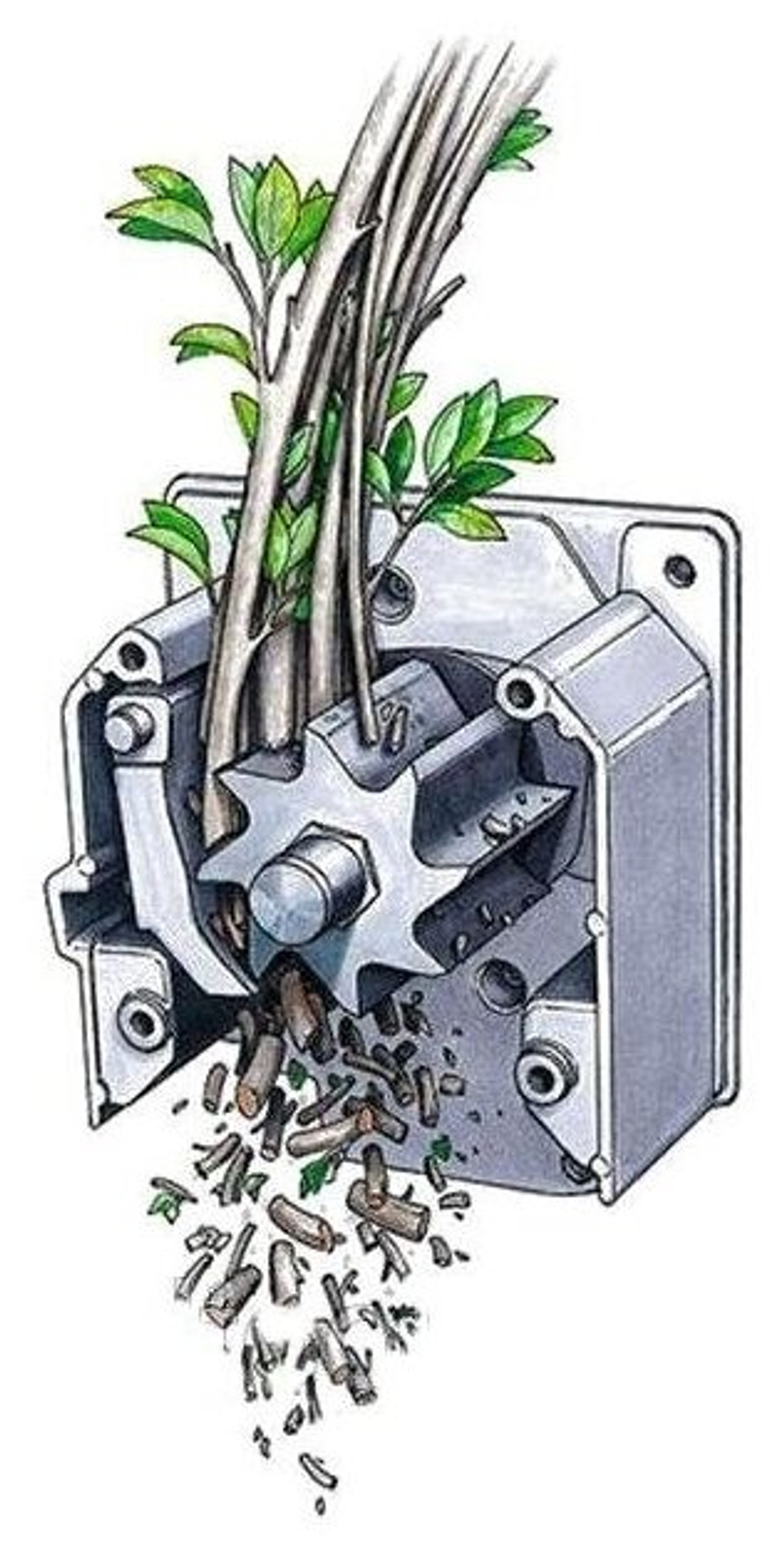 Измельчитель электрический Viking GE 140 L, 2500 Вт