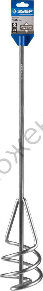 ЗУБР 100х580 мм, шестигранный хвостовик, Миксер для песчано-гравийных смесей, ПРОФЕССИОНАЛ (06033-10-60)