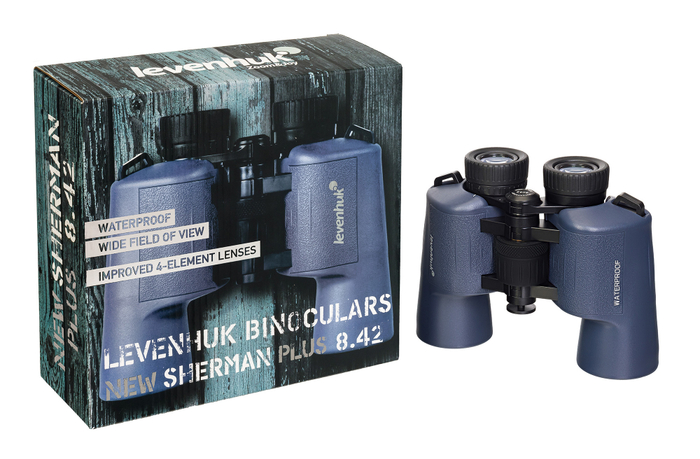 Бинокль Levenhuk New Sherman PLUS 8x42
