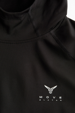 H&M Спортивная толстовка с капюшоном технология ThermoMove™, черный