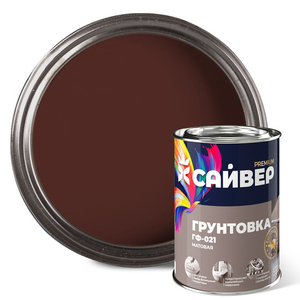 САЙВЕР  Грунт ГФ-021 Красно-коричневый 0,8кг ГОСТ 25129-82