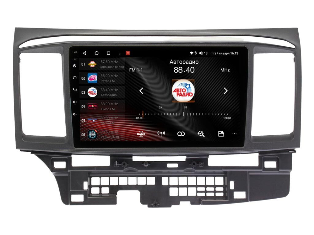 Магнитола для Mitsubishi Lancer X 2007-2016 - Vaycar VA47-0037 с экраном 9" на Android 13, 8-ядер, 2Гб-32Гб, 4G SIM-слот