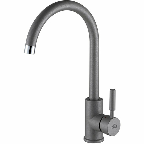 СМЕСИТЕЛЬ HOLSTEIN 212063-402 СЕРЫЙ МЕТАЛЛИК